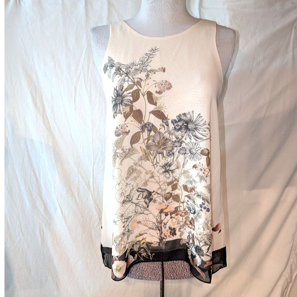 Max Studio Floral Tunic, size M